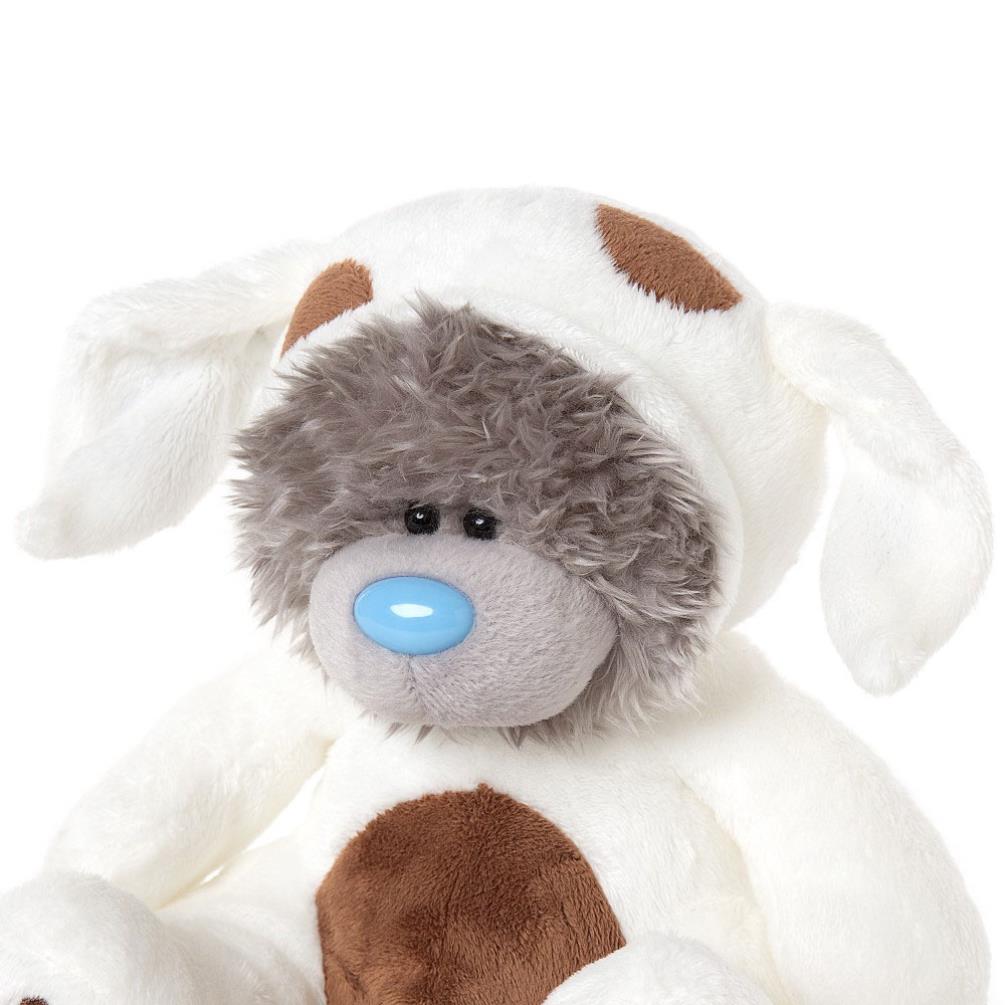 9" Dressed As Brown Dog Onesie Me to You Bear Extra Image 1
